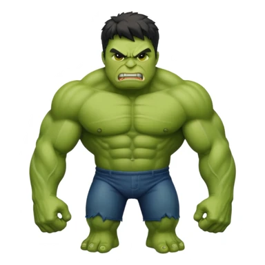 Generate an emoji of hulk sticker