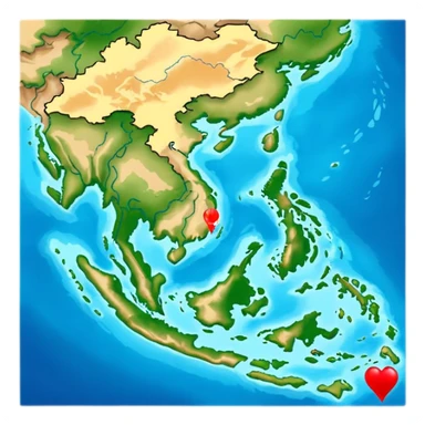 a vietnam map with no other countriesaround it sticker
