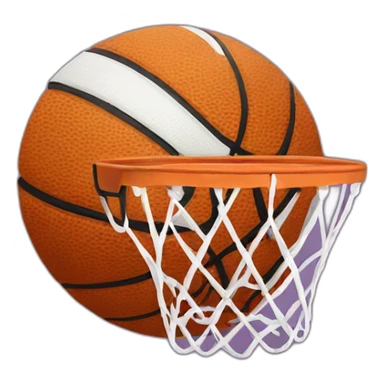 Basket-ball sticker