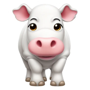 Moo Deng the hippo sticker