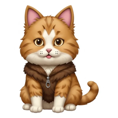 cat in dog costume sticker