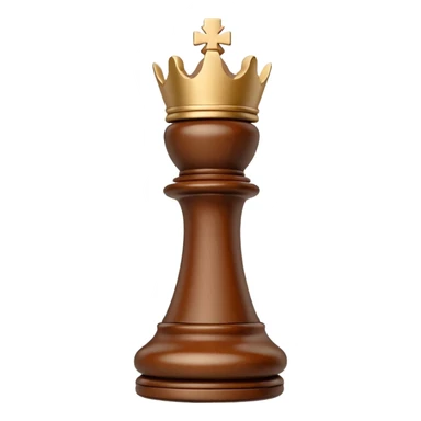 white king wooden chess pieces sticker