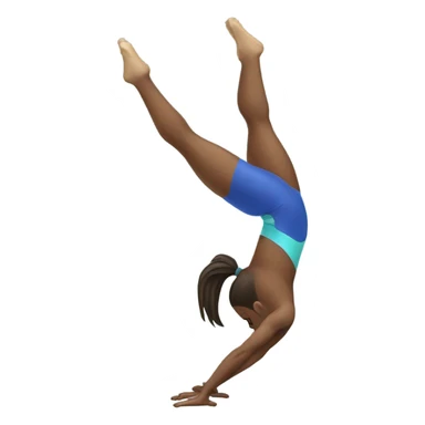 Gymnast handstand sticker