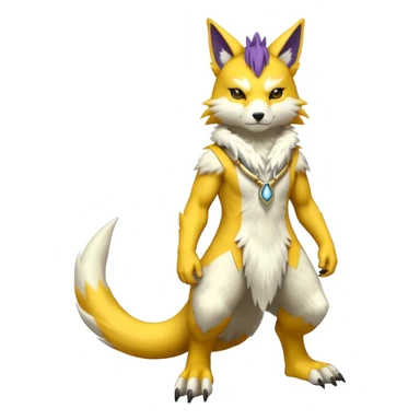 Lombax-Renamon full body sticker
