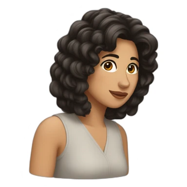 Montse está muy delgado y tiene el pelo blanco sticker