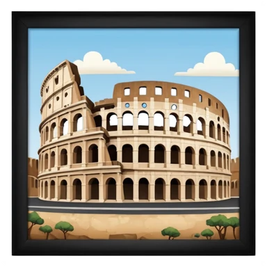 colluseum as a emoji sticker