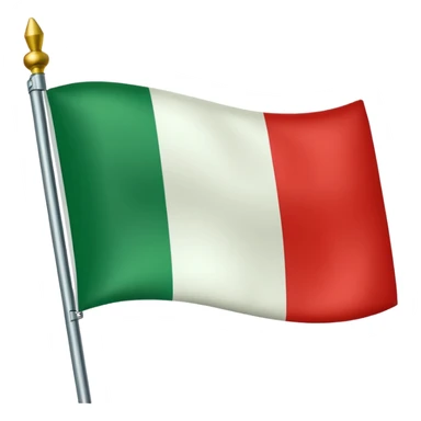 Italian flag sticker