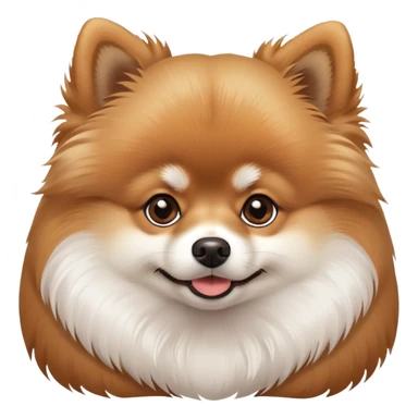 Meme dumb emotional Pomeranian Spitz sticker