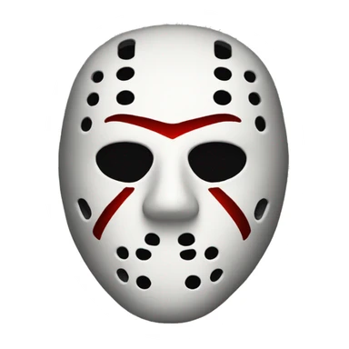 Jason mask sticker