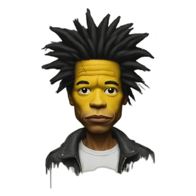 Basquiat sticker