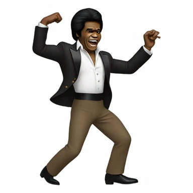 James Brown dancing sticker