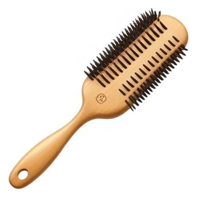 Hair brush sticker