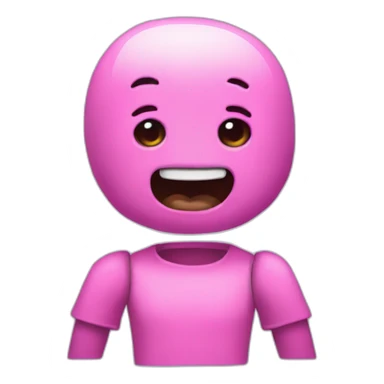 pink animatronic sticker sticker
