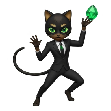 Catacylsm cat noir sticker