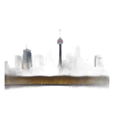 Toronto skyline sticker