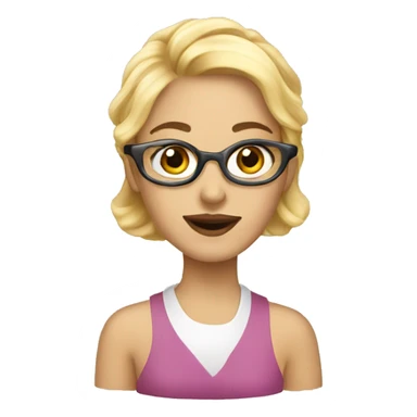 cosmetolog with ideas  sticker