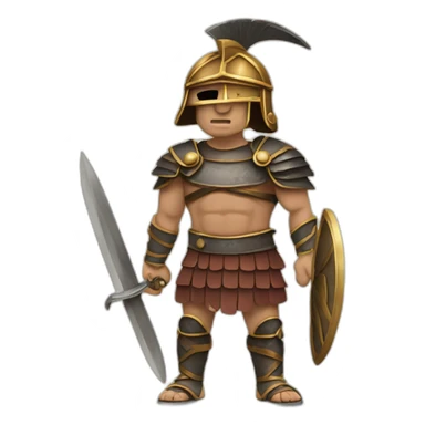 murmillo gladiator sticker