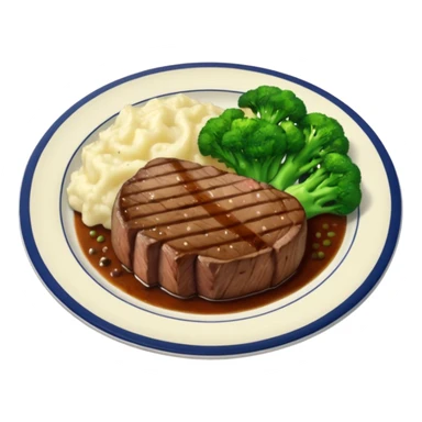 no chicken rather a plate with food including meat and a few side dishes sticker