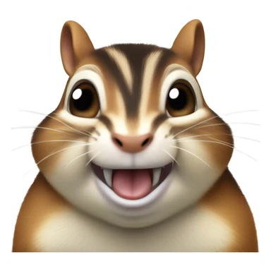Angry chipmunk  sticker