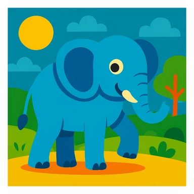 Elephant sticker