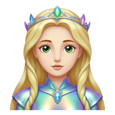 virgo the maiden iridescent  sticker