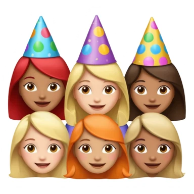 group of girls sticker