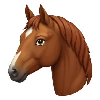 reading brown horse sticker