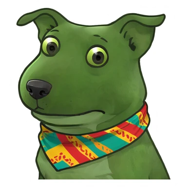 Bumbaclaat dog  sticker