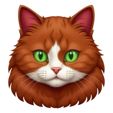 бордовый кот sticker