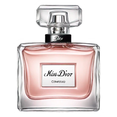 Miss dior perfume black sticker