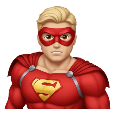 A superhero sticker