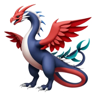 Yveltal-Lugia-Fakémon-hybrid-creature (full body)  sticker