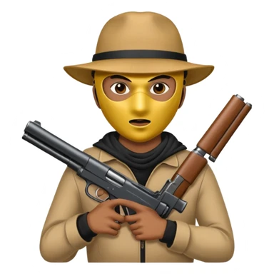 Robbery image  sticker