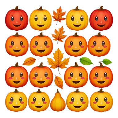 Emojis de outono  sticker