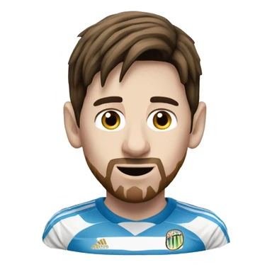lionel messi with world cup sticker