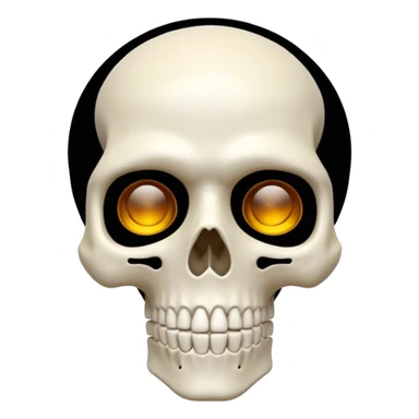 Gojo skeleton sticker