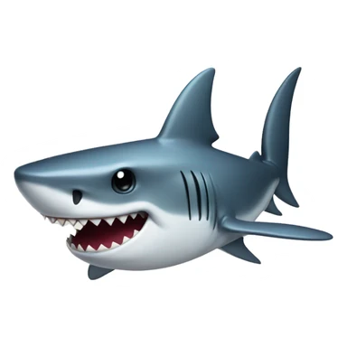 Shark wo with a top hat sticker