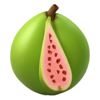 3D Guava sticker