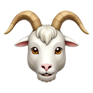 Minecraft goat horn sticker