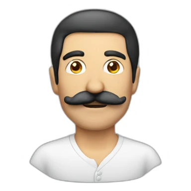 turkish man with moustache sticker