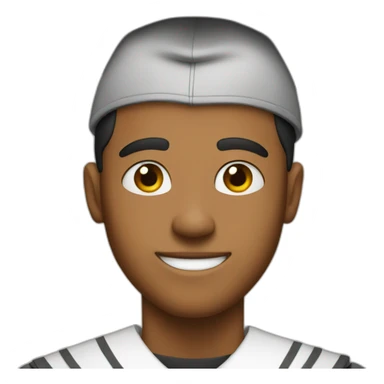 tan guy graduation sticker