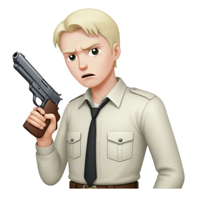 homme qui se suicide sticker