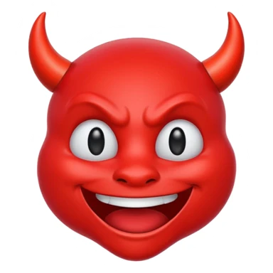 Red Devil Emoji sticker