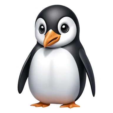 Scared pinguin sticker