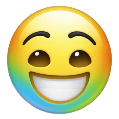 A mirror reflecting a happy face with stars for being proud of yourself." sticker