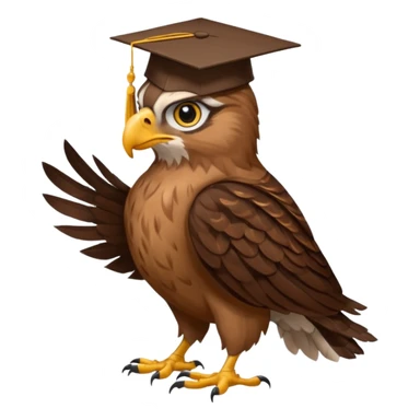 hawk graduate college sticker
