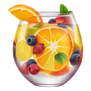 Glass of sangria sticker