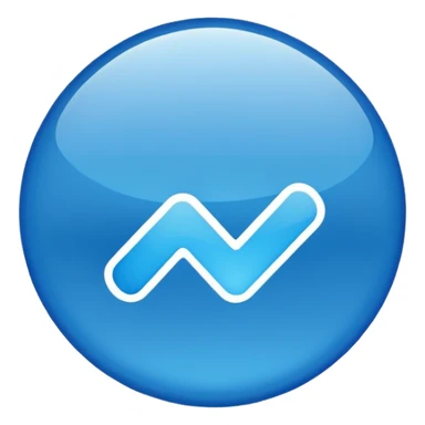 Create a instagram verified blue tick round shape sticker