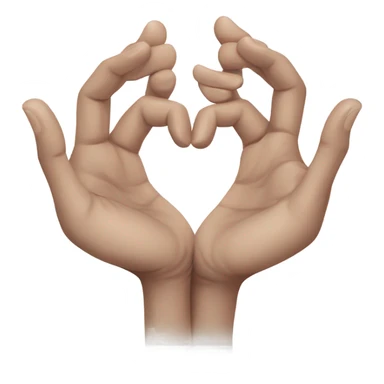 Broken heart hands sticker