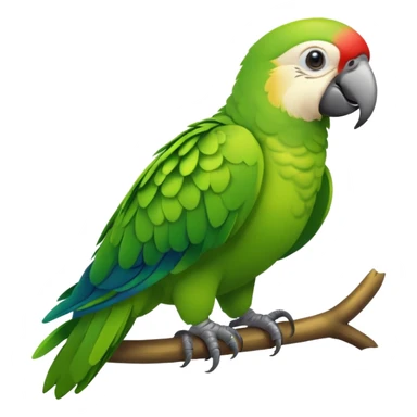 Papagaio verde sticker